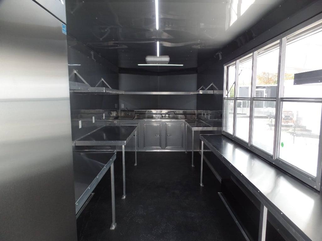 755-8.5-x-24-white-concession-food-trailer-with-appliances-10.jpg 8.5' x 24' White Concession Food Trailer With Appliances