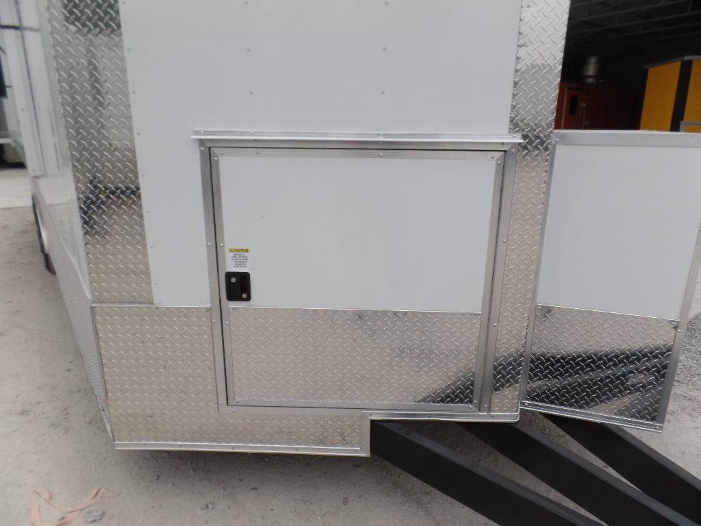 755-8.5-x-24-white-concession-food-trailer-with-appliances-12.jpg 8.5' x 24' White Concession Food Trailer With Appliances
