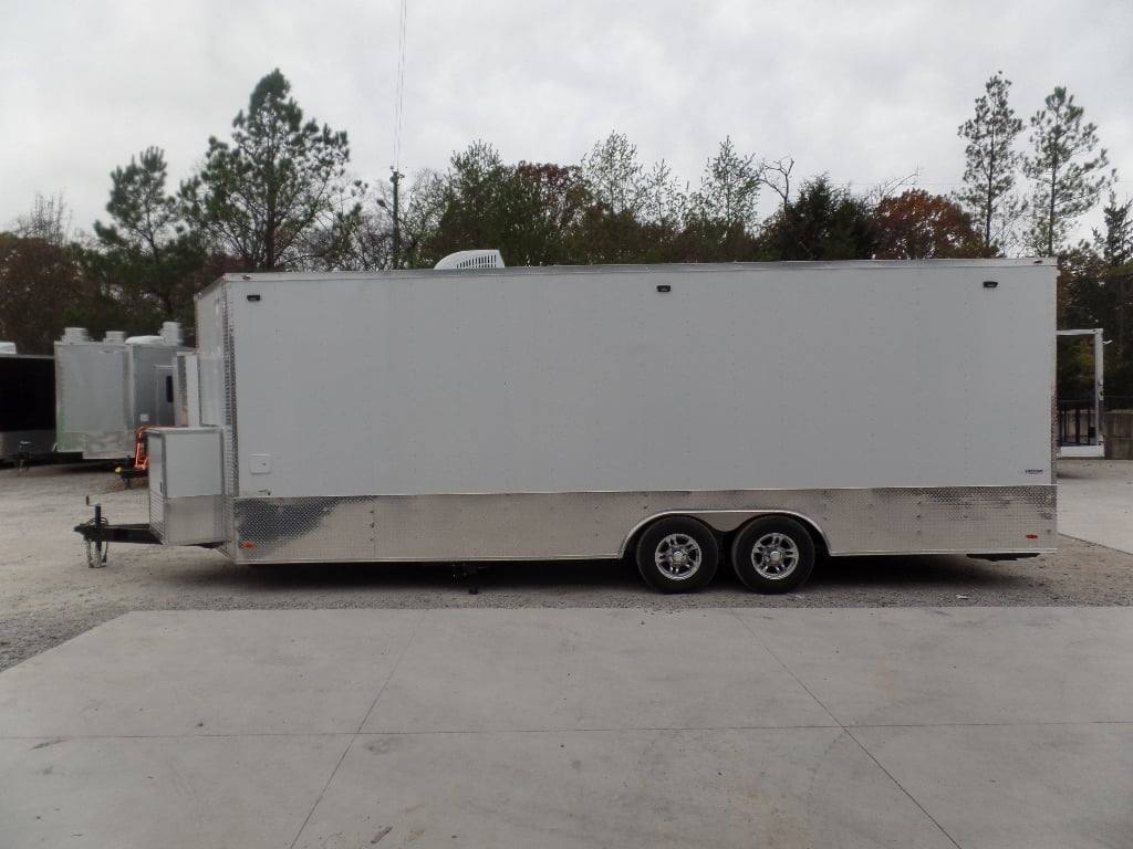 755-8.5-x-24-white-concession-food-trailer-with-appliances-18.jpg 8.5' x 24' White Concession Food Trailer With Appliances