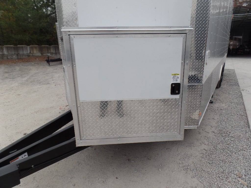 755-8.5-x-24-white-concession-food-trailer-with-appliances-3.jpg 8.5' x 24' White Concession Food Trailer With Appliances