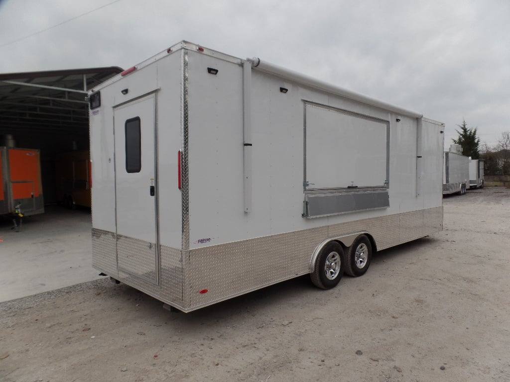 755-8.5-x-24-white-concession-food-trailer-with-appliances-30.jpg 8.5' x 24' White Concession Food Trailer With Appliances