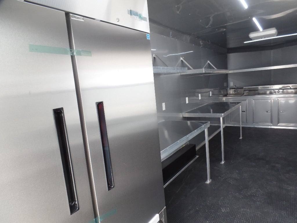 755-8.5-x-24-white-concession-food-trailer-with-appliances-4.jpg 8.5' x 24' White Concession Food Trailer With Appliances