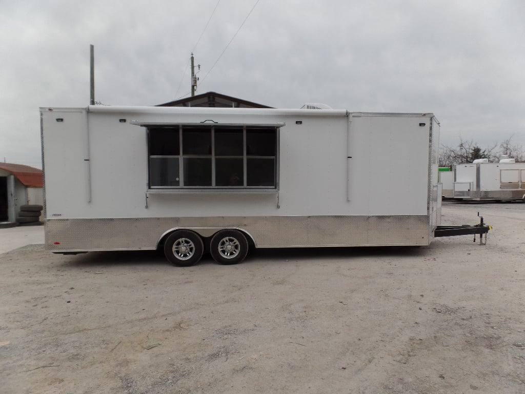 755-8.5-x-24-white-concession-food-trailer-with-appliances-6.jpg 8.5' x 24' White Concession Food Trailer With Appliances