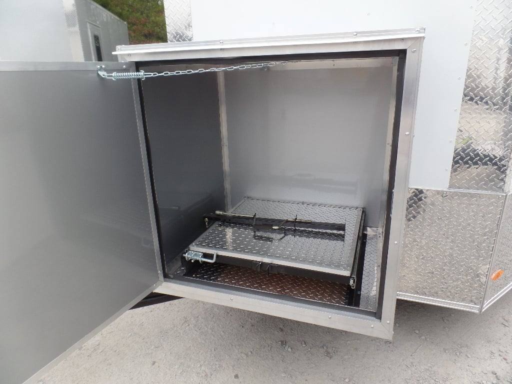 755-8.5-x-24-white-concession-food-trailer-with-appliances-7.jpg 8.5' x 24' White Concession Food Trailer With Appliances