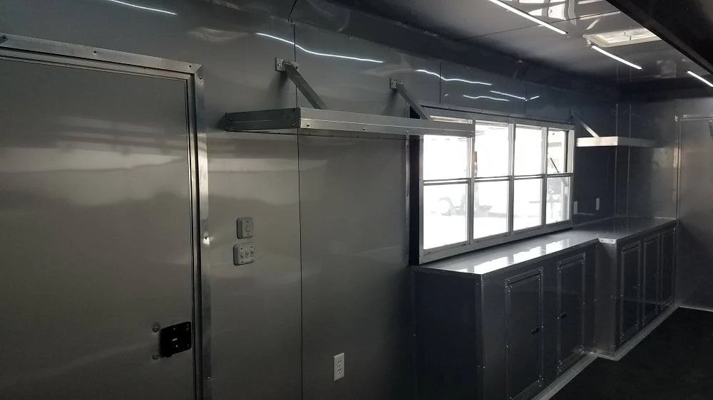 756-8.5-x-24-white-concession-food-trailer-with-appliances-14.webp 8.5' x 24' White Concession Food Trailer With Appliances