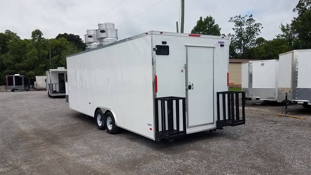 756-8.5-x-24-white-concession-food-trailer-with-appliances-16.jpg 8.5' x 24' White Concession Food Trailer With Appliances