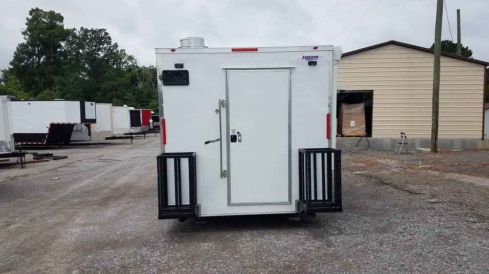 756-8.5-x-24-white-concession-food-trailer-with-appliances-21.jpg 8.5' x 24' White Concession Food Trailer With Appliances