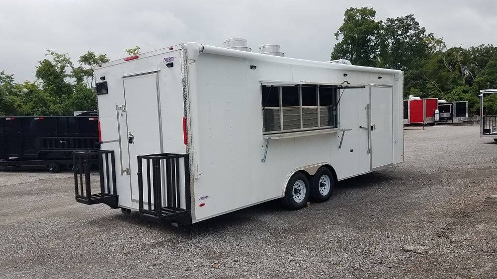 756-8.5-x-24-white-concession-food-trailer-with-appliances-23.jpg 8.5' x 24' White Concession Food Trailer With Appliances