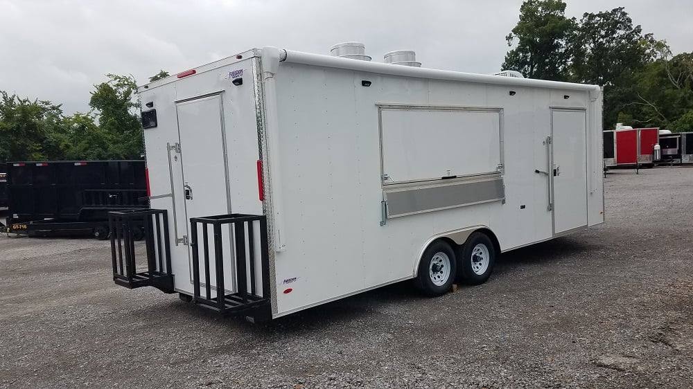 756-8.5-x-24-white-concession-food-trailer-with-appliances-5.jpg 8.5' x 24' White Concession Food Trailer With Appliances