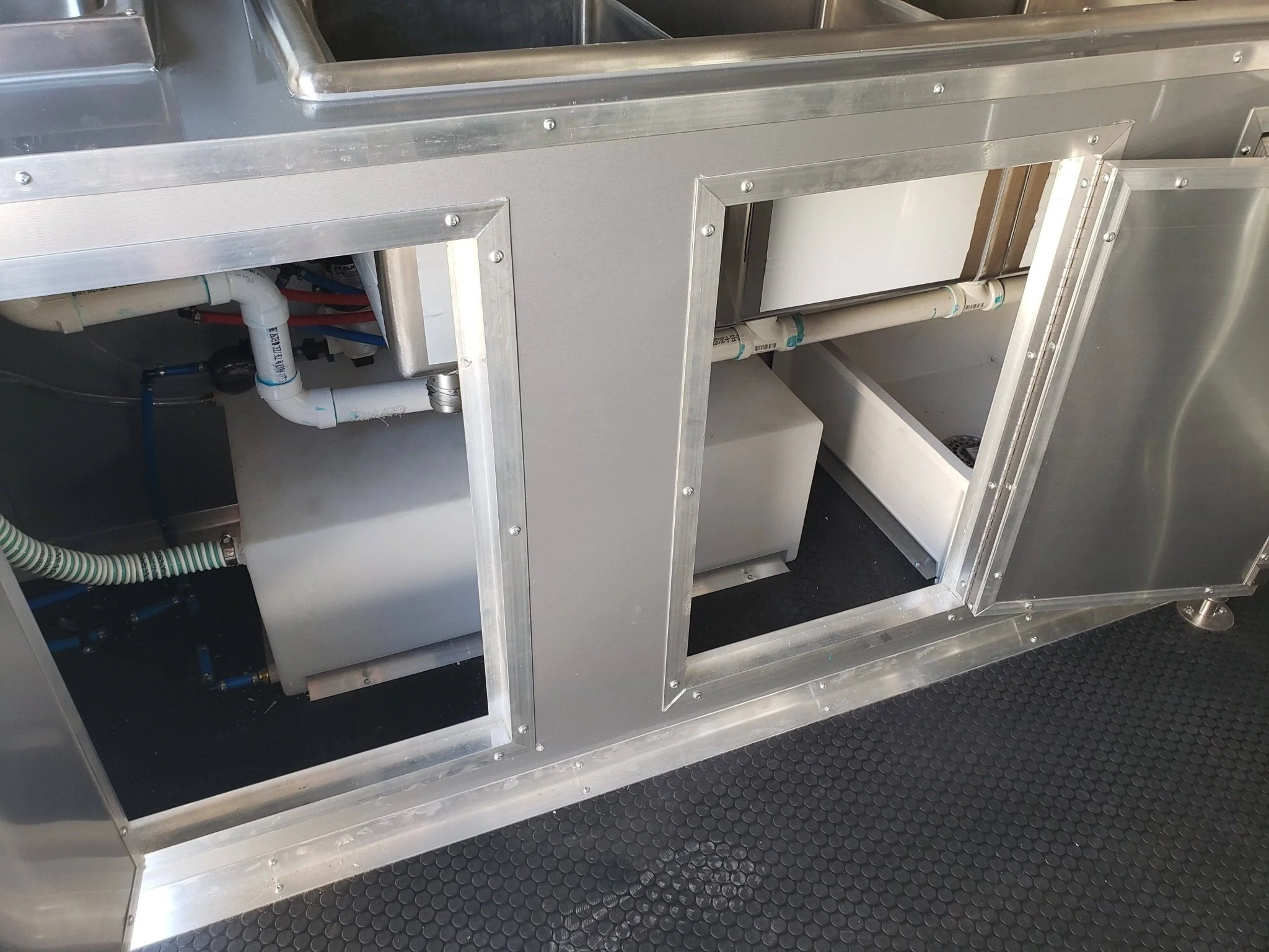 757-8.5-x-24-white-concession-food-trailer-with-black-out-package-3.webp 8.5' x 24' White Concession Food Trailer with Black Out Package