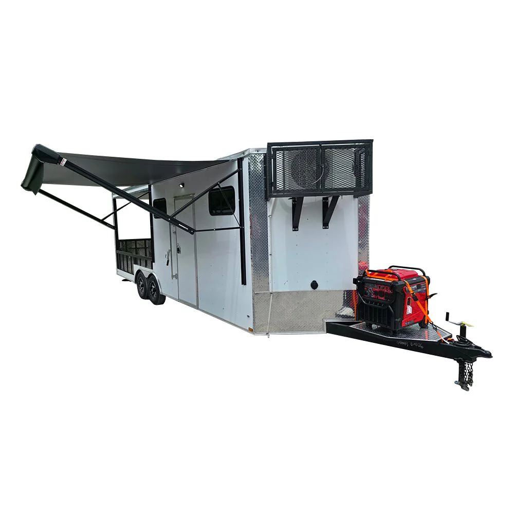 758-8.5-x-24-white-concession-trailer-and-toy-hauler-with-11-ft-bbq-porch-1.webp 8.5' X 24' White Concession Trailer and Toy Hauler With 11 ft BBQ Porch