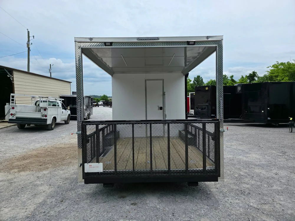 758-8.5-x-24-white-concession-trailer-and-toy-hauler-with-11-ft-bbq-porch-7.webp 8.5' X 24' White Concession Trailer and Toy Hauler With 11 ft BBQ Porch
