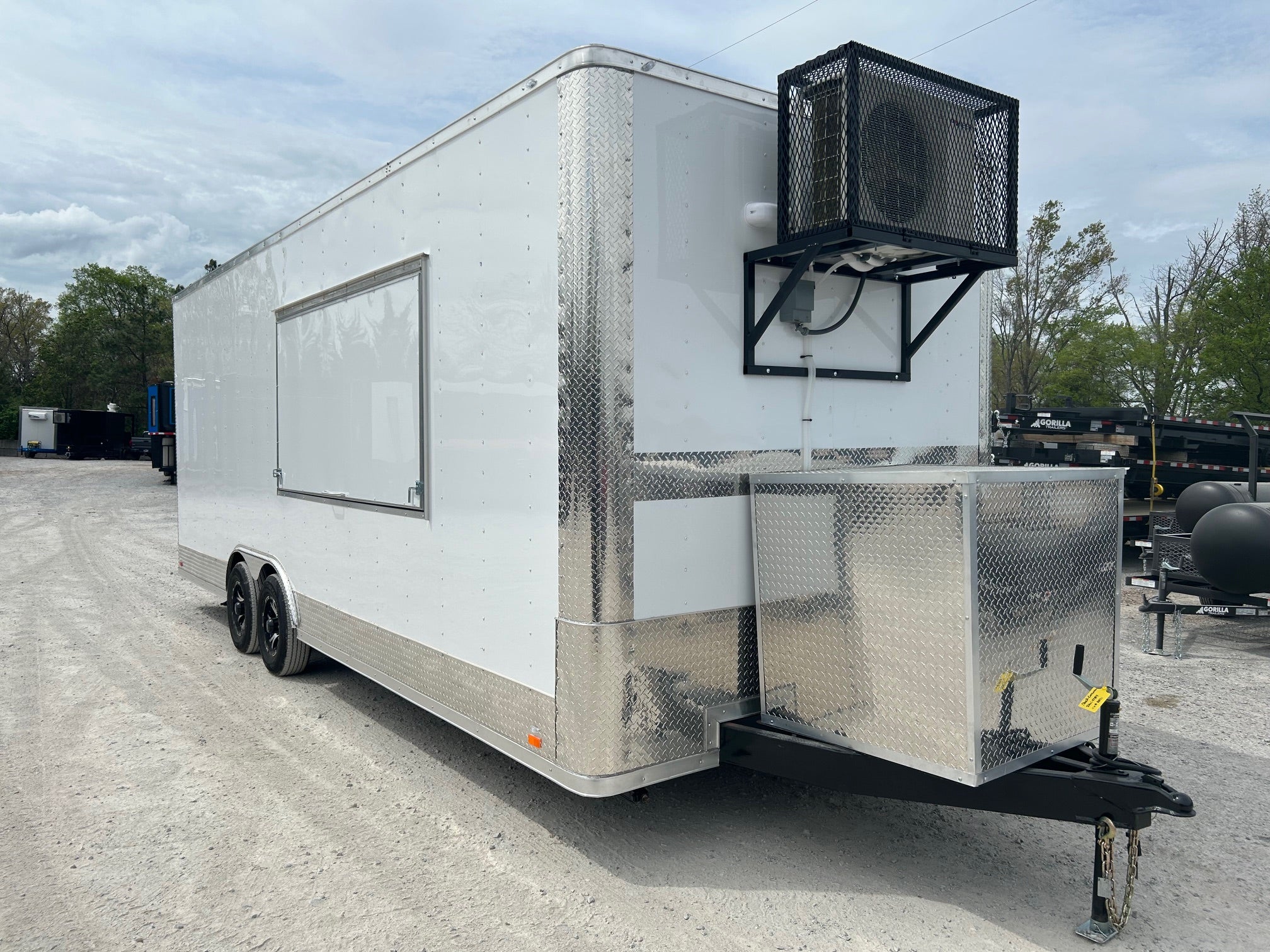 759-8.5-x-24-white-custom-office-and-marketing-concession-trailer-1.jpg 8.5' X 24' White Custom Office and Marketing Concession Trailer