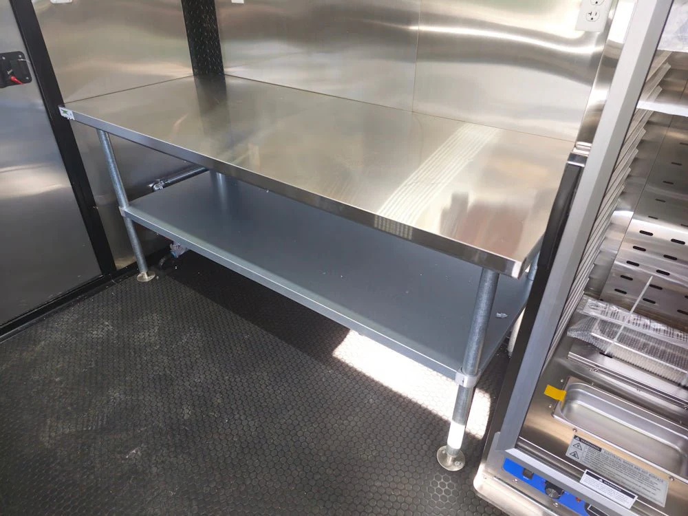 8.5' X 16' Black Concession Trailer Food Event Catering
