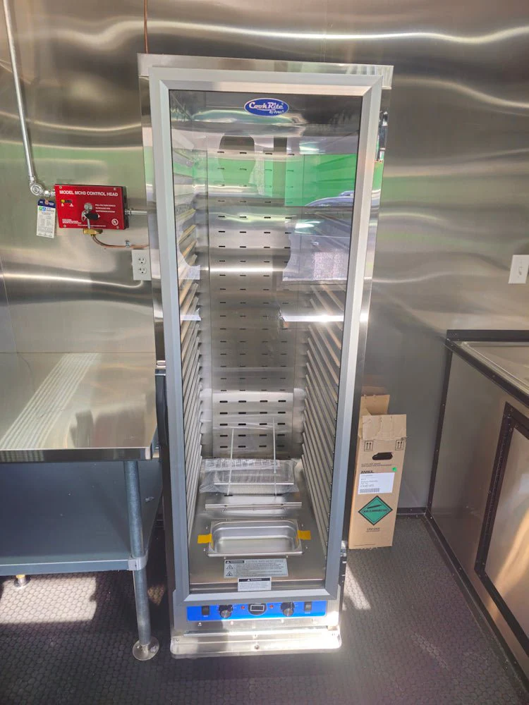 8.5' X 16' Black Concession Trailer Food Event Catering