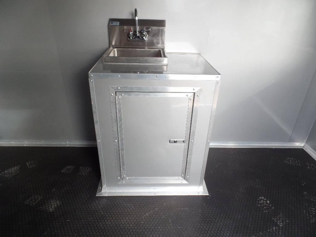 761-8.5-x-24-white-deck-over-concession-food-trailer-11.jpg 8.5' x 24' White Deck Over Concession Food Trailer