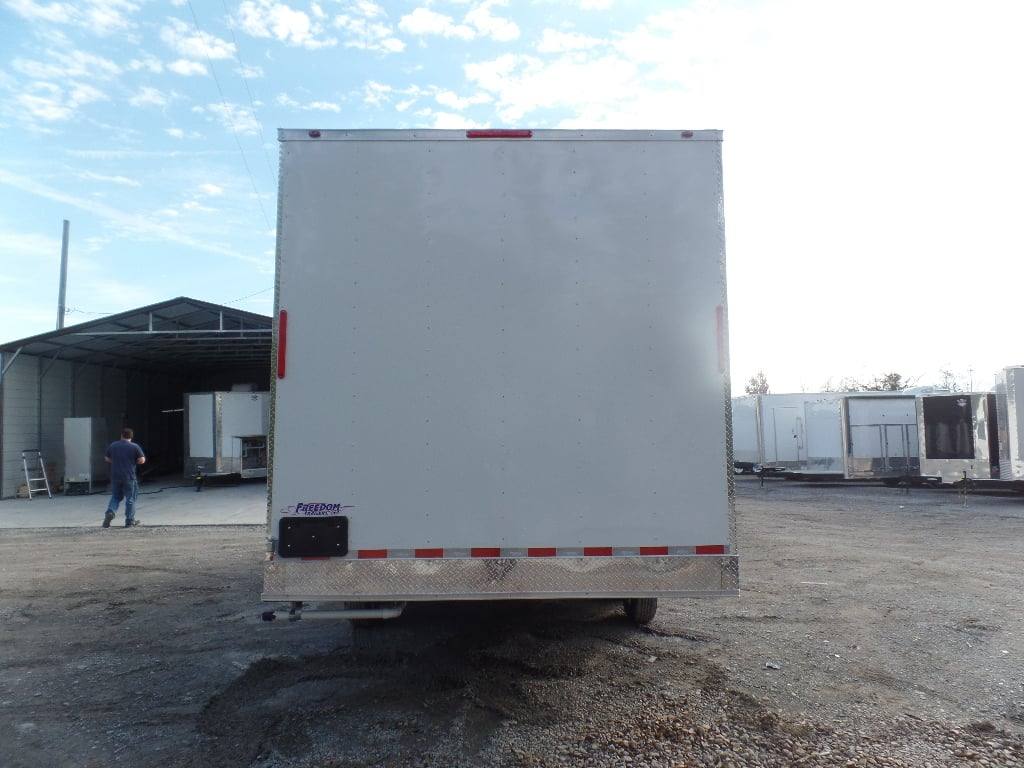 761-8.5-x-24-white-deck-over-concession-food-trailer-12.jpg 8.5' x 24' White Deck Over Concession Food Trailer
