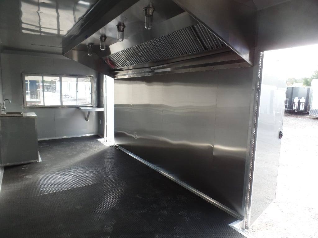 761-8.5-x-24-white-deck-over-concession-food-trailer-13.jpg 8.5' x 24' White Deck Over Concession Food Trailer