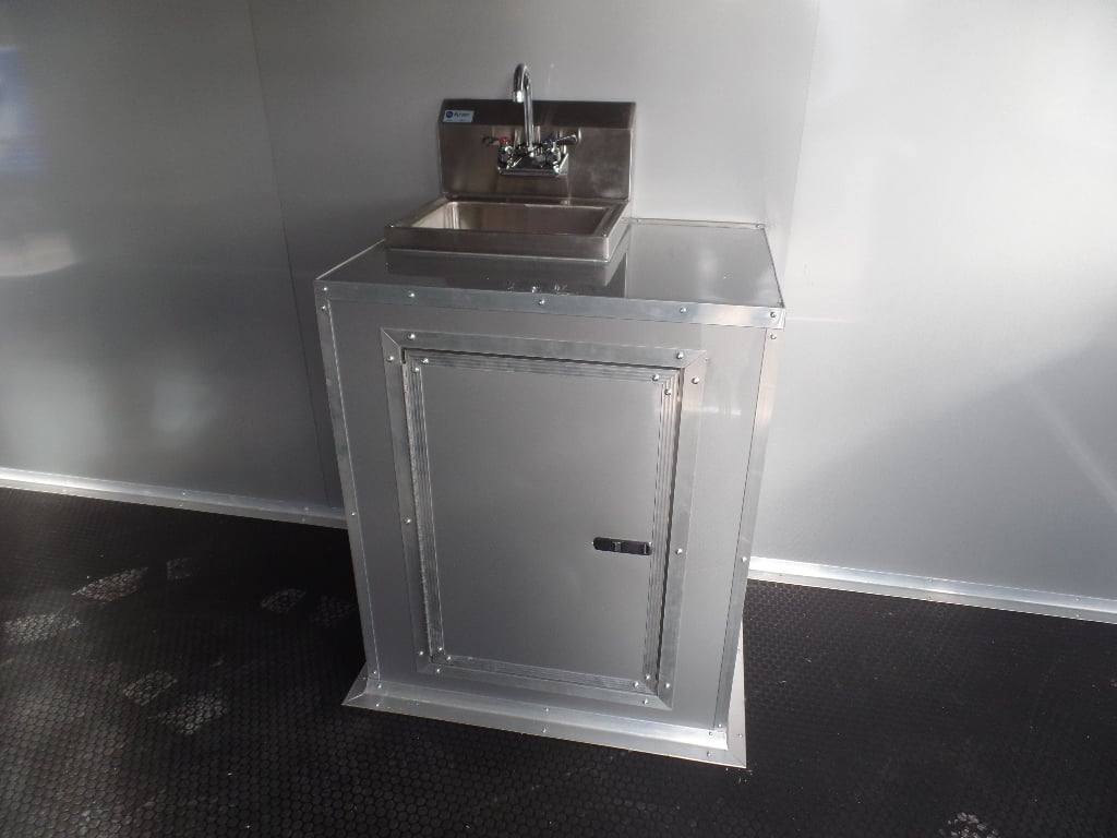 761-8.5-x-24-white-deck-over-concession-food-trailer-4.jpg 8.5' x 24' White Deck Over Concession Food Trailer
