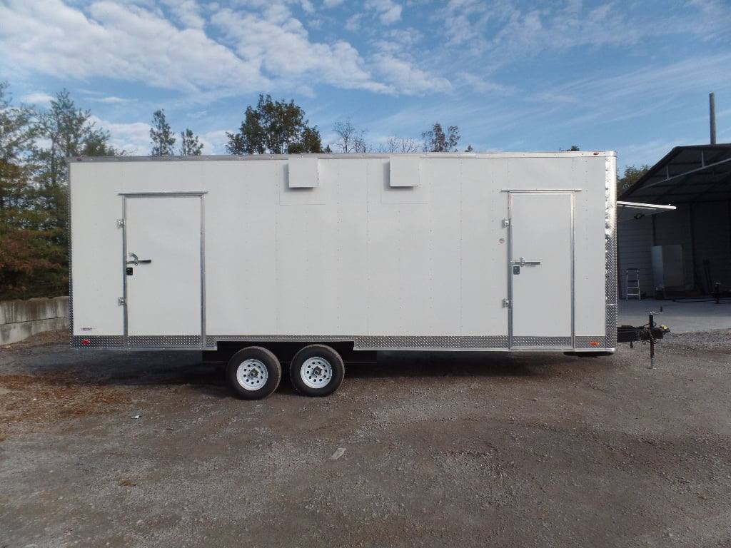 761-8.5-x-24-white-deck-over-concession-food-trailer-7.jpg 8.5' x 24' White Deck Over Concession Food Trailer