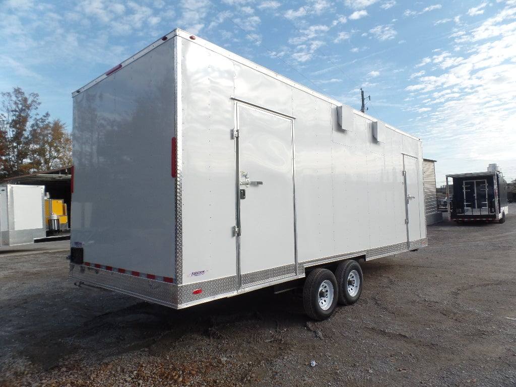 761-8.5-x-24-white-deck-over-concession-food-trailer-9.jpg 8.5' x 24' White Deck Over Concession Food Trailer