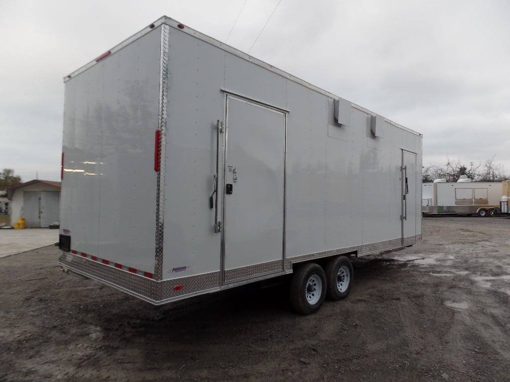 762-8.5-x-24-white-deck-over-concession-food-trailer-with-appliances-21.jpg 8.5' x 24' White Deck Over Concession Food Trailer With Appliances