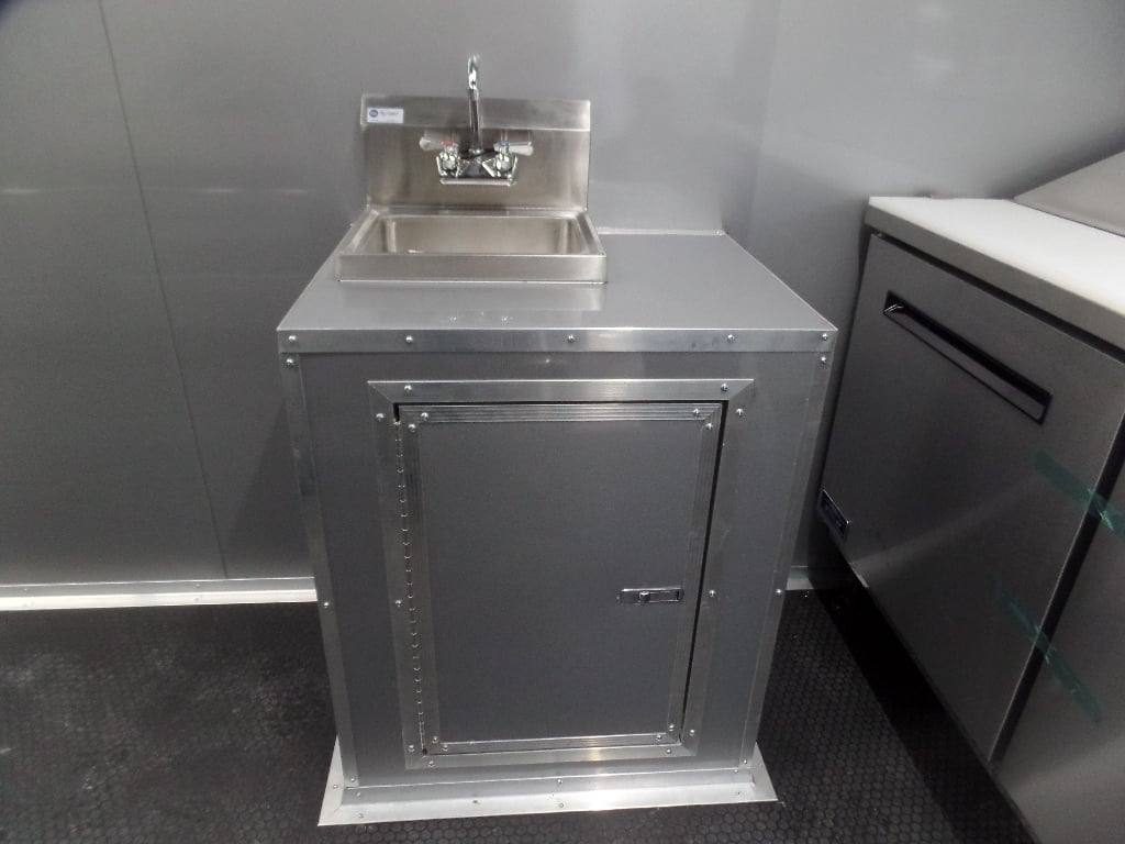 762-8.5-x-24-white-deck-over-concession-food-trailer-with-appliances-29.jpg 8.5' x 24' White Deck Over Concession Food Trailer With Appliances