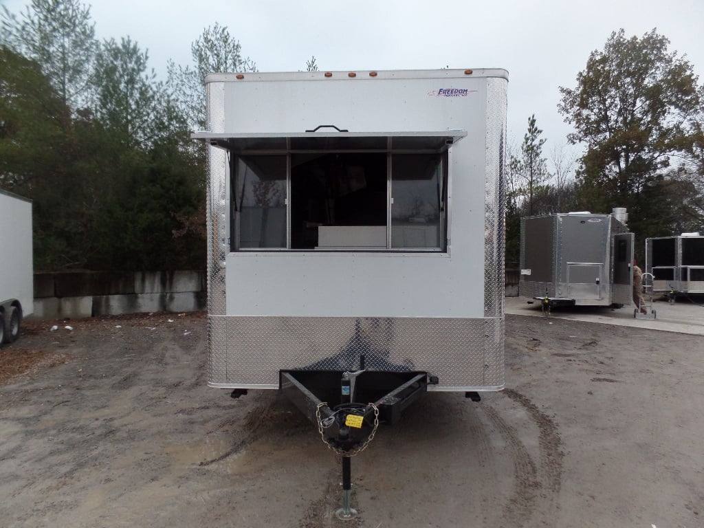 762-8.5-x-24-white-deck-over-concession-food-trailer-with-appliances-4.jpg 8.5' x 24' White Deck Over Concession Food Trailer With Appliances