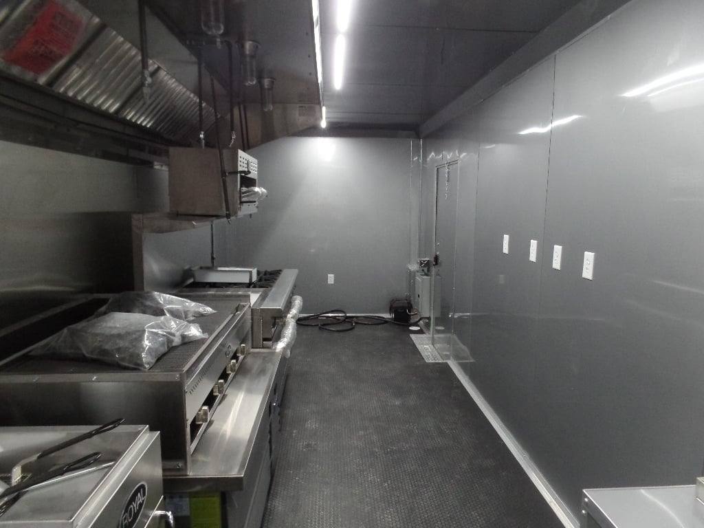 762-8.5-x-24-white-deck-over-concession-food-trailer-with-appliances-5.jpg 8.5' x 24' White Deck Over Concession Food Trailer With Appliances