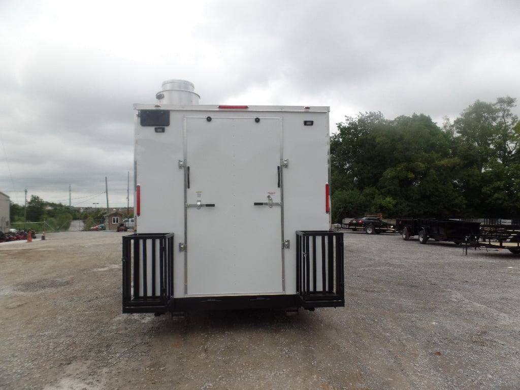 763-8.5-x-24-white-flat-front-food-catering-concession-trailer-11.jpg 8.5' x 24' White Flat Front Food Catering Concession Trailer