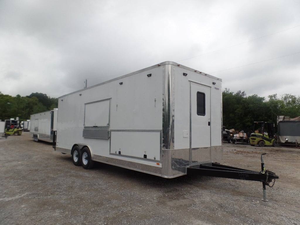 763-8.5-x-24-white-flat-front-food-catering-concession-trailer-24.jpg 8.5' x 24' White Flat Front Food Catering Concession Trailer
