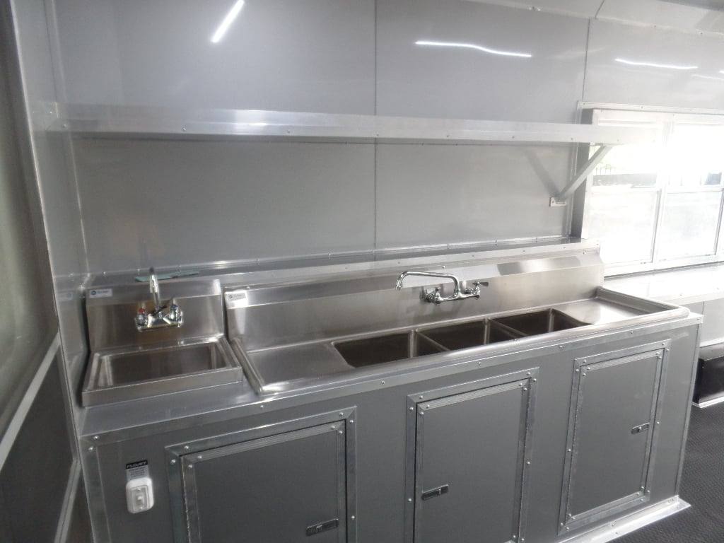 763-8.5-x-24-white-flat-front-food-catering-concession-trailer-6.jpg 8.5' x 24' White Flat Front Food Catering Concession Trailer