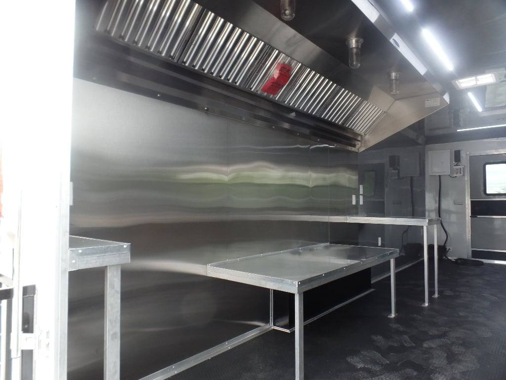 763-8.5-x-24-white-flat-front-food-catering-concession-trailer-7.jpg 8.5' x 24' White Flat Front Food Catering Concession Trailer