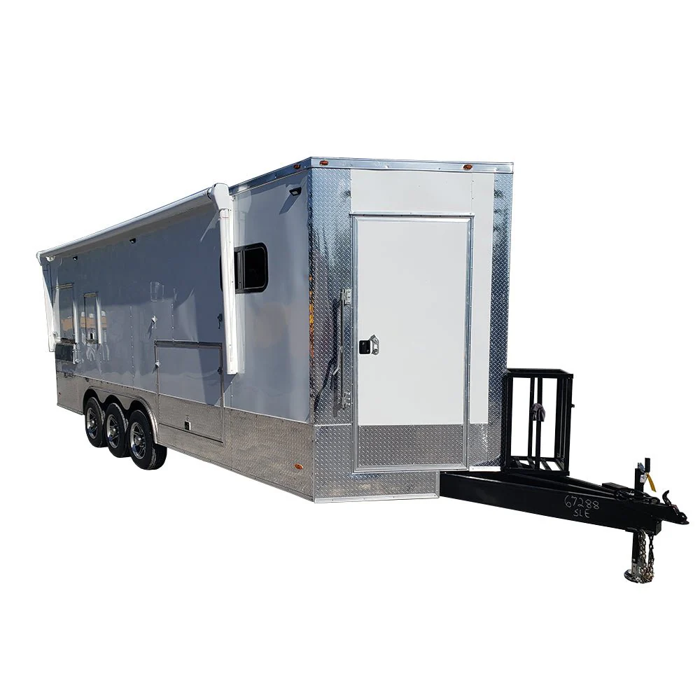 765-8.5-x-24-white-food-vending-concession-trailer-with-appliances-1.webp 8.5' x 24' White Food Vending Concession Trailer With Appliances