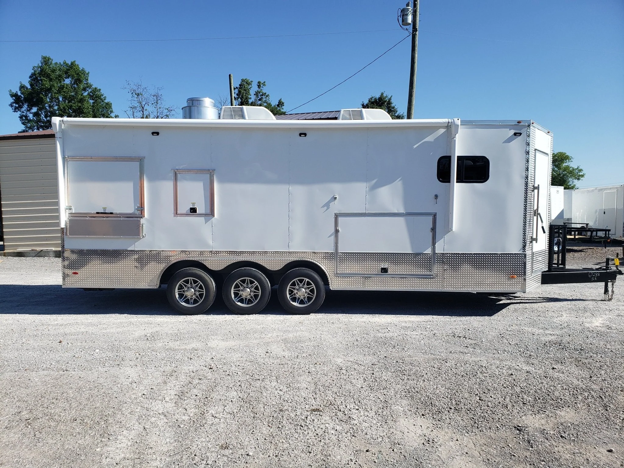 765-8.5-x-24-white-food-vending-concession-trailer-with-appliances-40.webp 8.5' x 24' White Food Vending Concession Trailer With Appliances