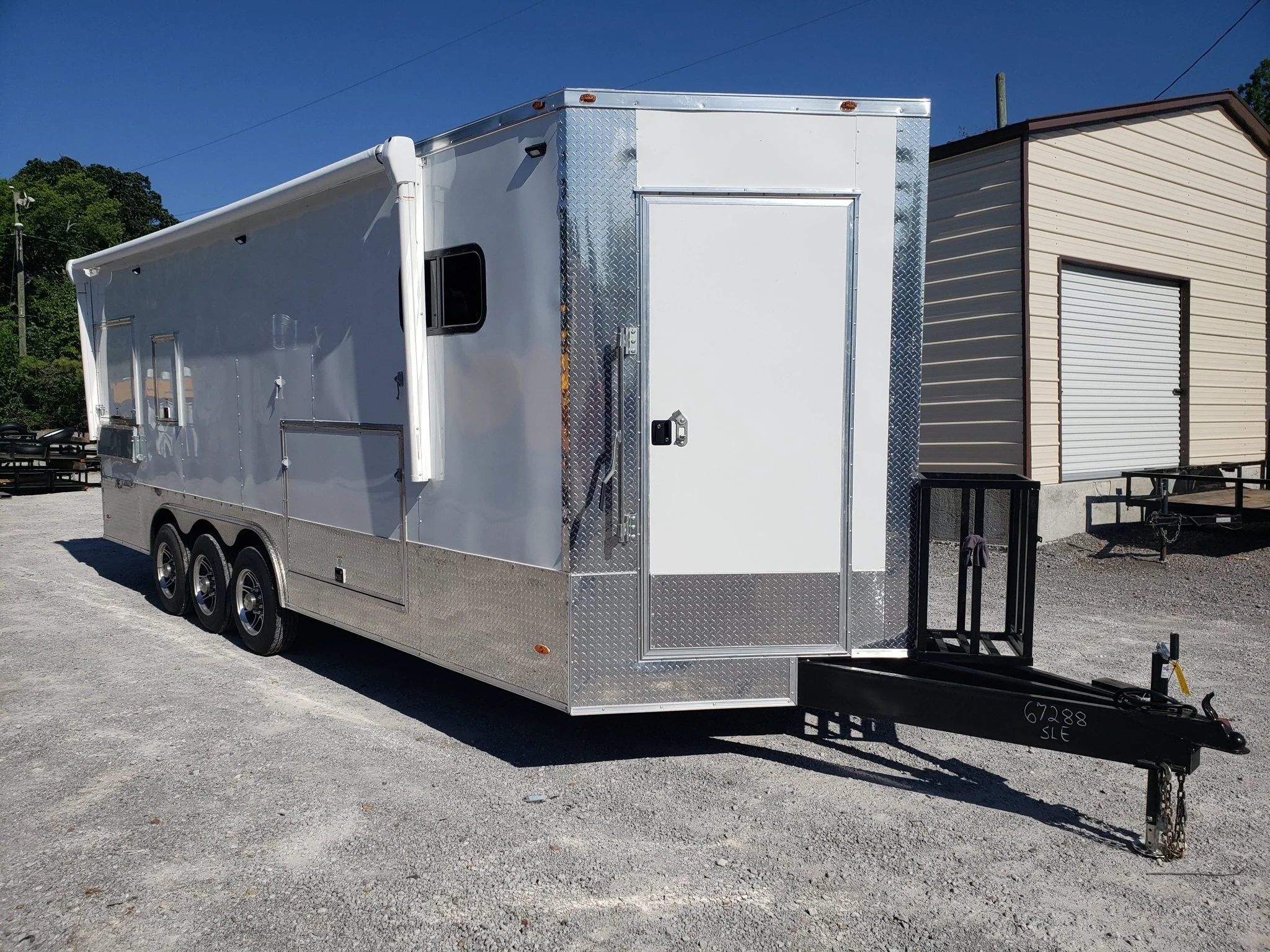 765-8.5-x-24-white-food-vending-concession-trailer-with-appliances-43.webp 8.5' x 24' White Food Vending Concession Trailer With Appliances