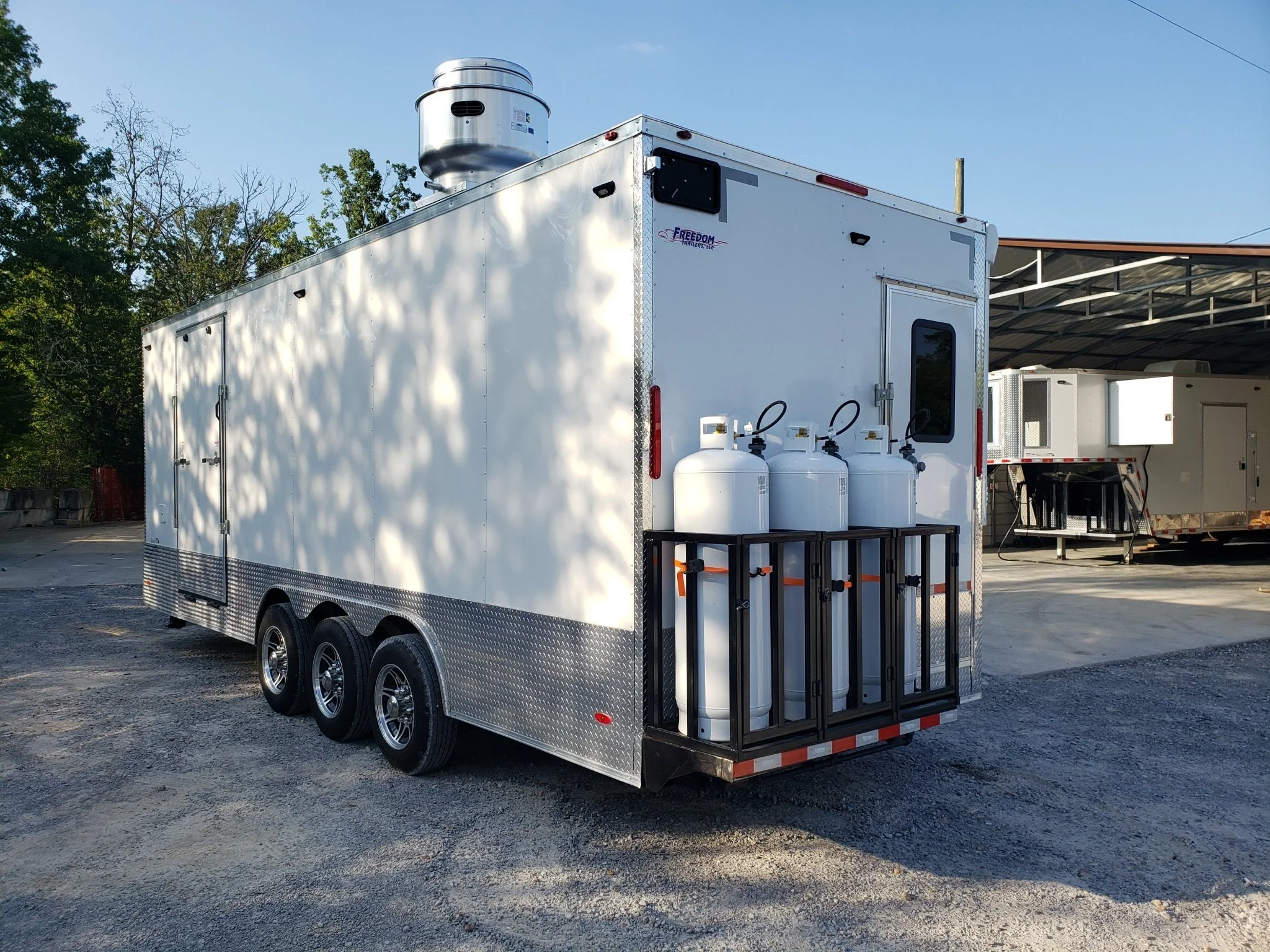 765-8.5-x-24-white-food-vending-concession-trailer-with-appliances-7.webp 8.5' x 24' White Food Vending Concession Trailer With Appliances