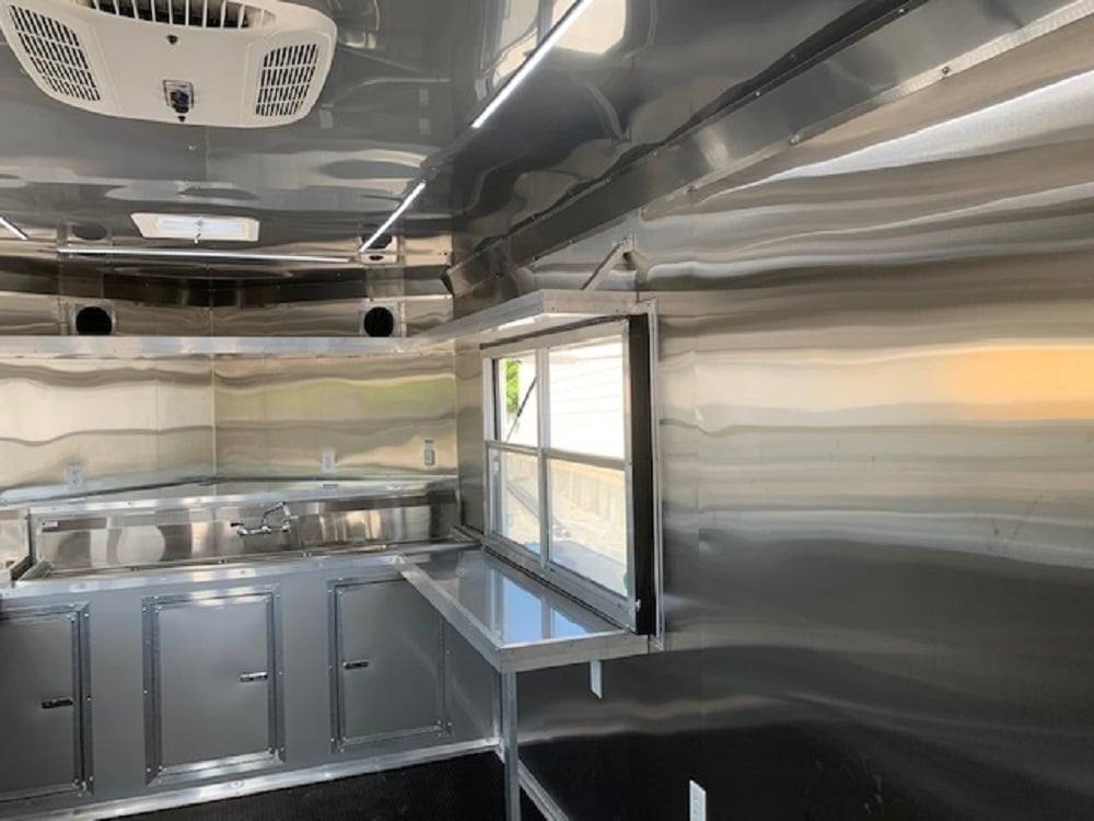 766-8.5-x-24-white-pizza-concession-food-trailer-10.jpg 8.5' x 24' White Pizza Concession Food Trailer