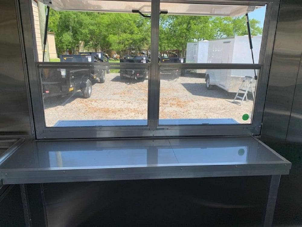 766-8.5-x-24-white-pizza-concession-food-trailer-12.jpg 8.5' x 24' White Pizza Concession Food Trailer