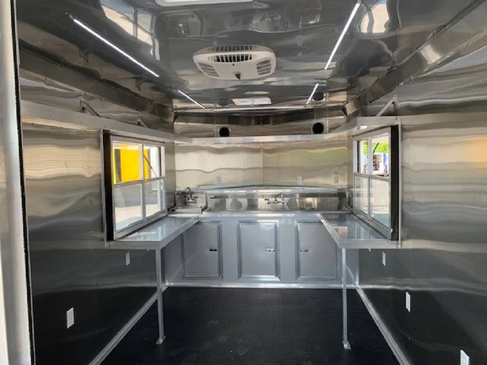 766-8.5-x-24-white-pizza-concession-food-trailer-8.webp 8.5' x 24' White Pizza Concession Food Trailer