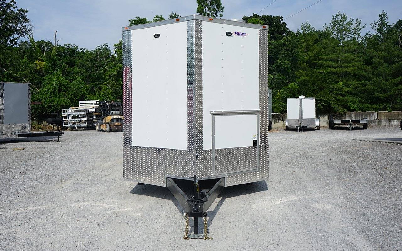 767-8.5-x-24-white-porch-style-concession-trailer-3.jpg 8.5' x 24' White Porch Style Concession Trailer