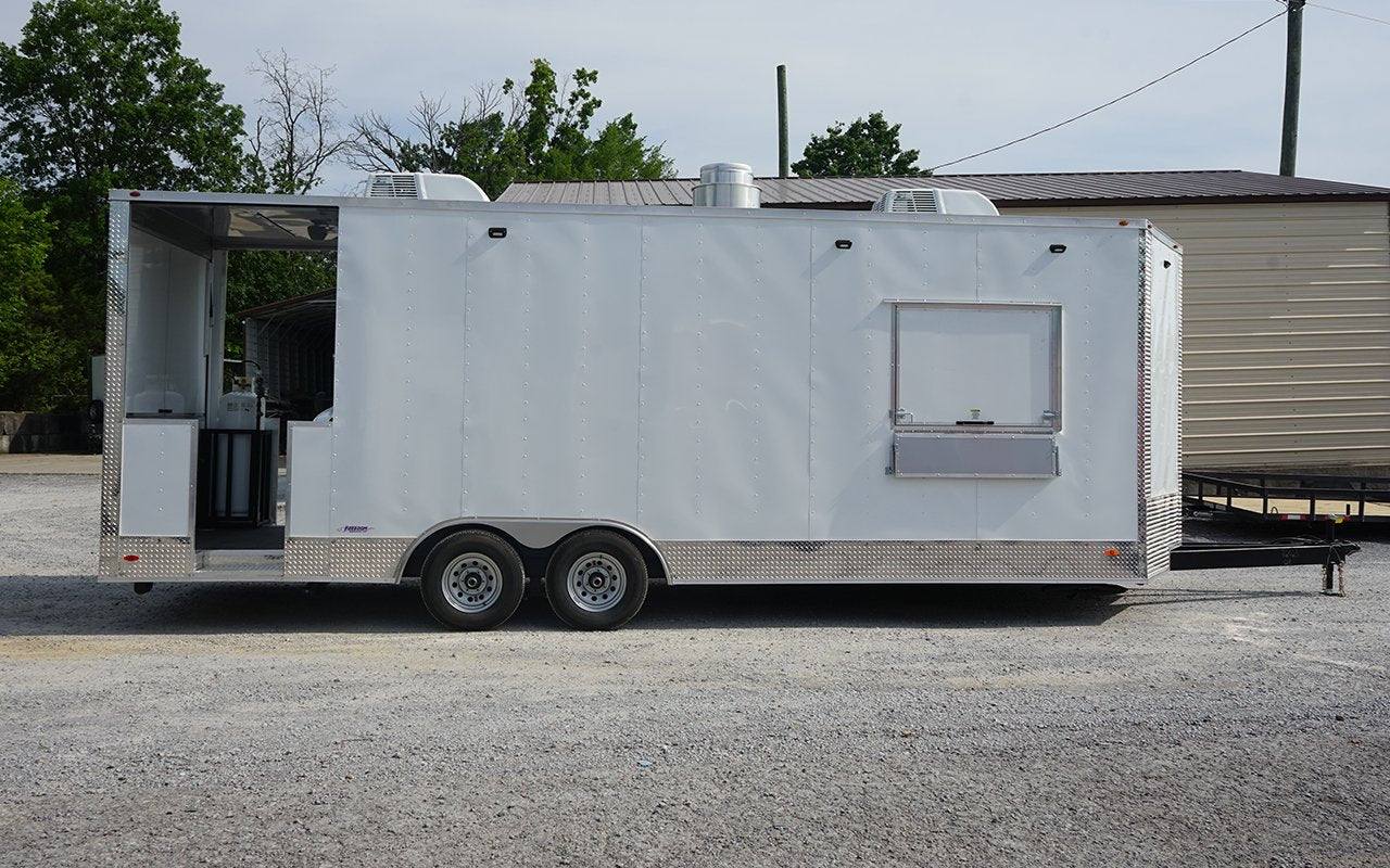 767-8.5-x-24-white-porch-style-concession-trailer-8.jpg 8.5' x 24' White Porch Style Concession Trailer