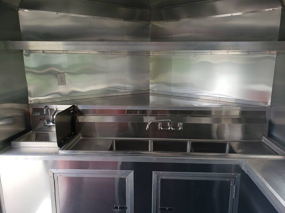 77-8.5-x-16-black-custom-concession-food-trailer-with-appliances-10.jpg 8.5' x 16' Black Custom Concession Food Trailer With Appliances