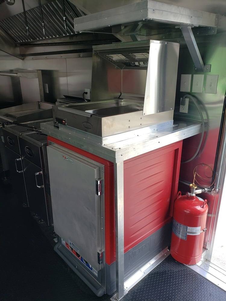 77-8.5-x-16-black-custom-concession-food-trailer-with-appliances-11.jpg 8.5' x 16' Black Custom Concession Food Trailer With Appliances