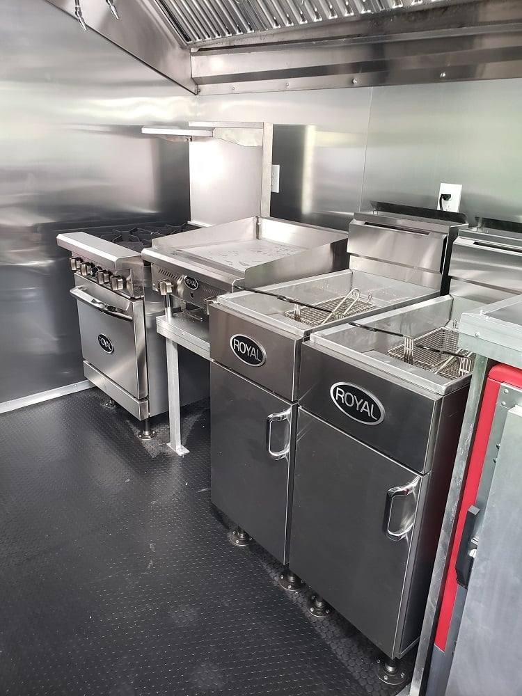 77-8.5-x-16-black-custom-concession-food-trailer-with-appliances-12.jpg 8.5' x 16' Black Custom Concession Food Trailer With Appliances