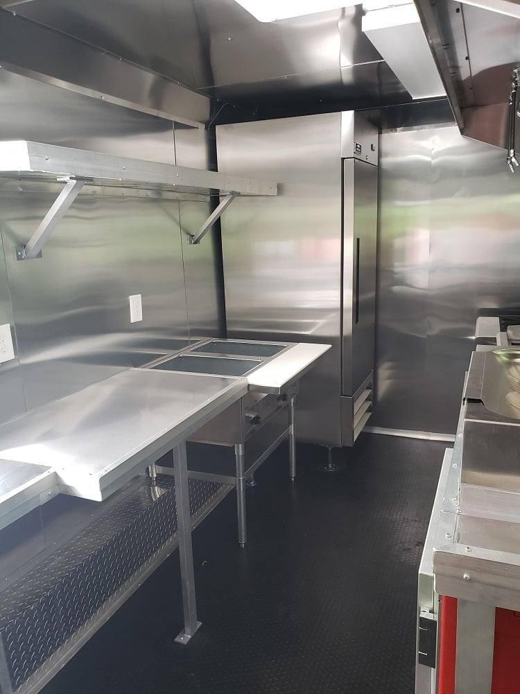77-8.5-x-16-black-custom-concession-food-trailer-with-appliances-13.jpg 8.5' x 16' Black Custom Concession Food Trailer With Appliances