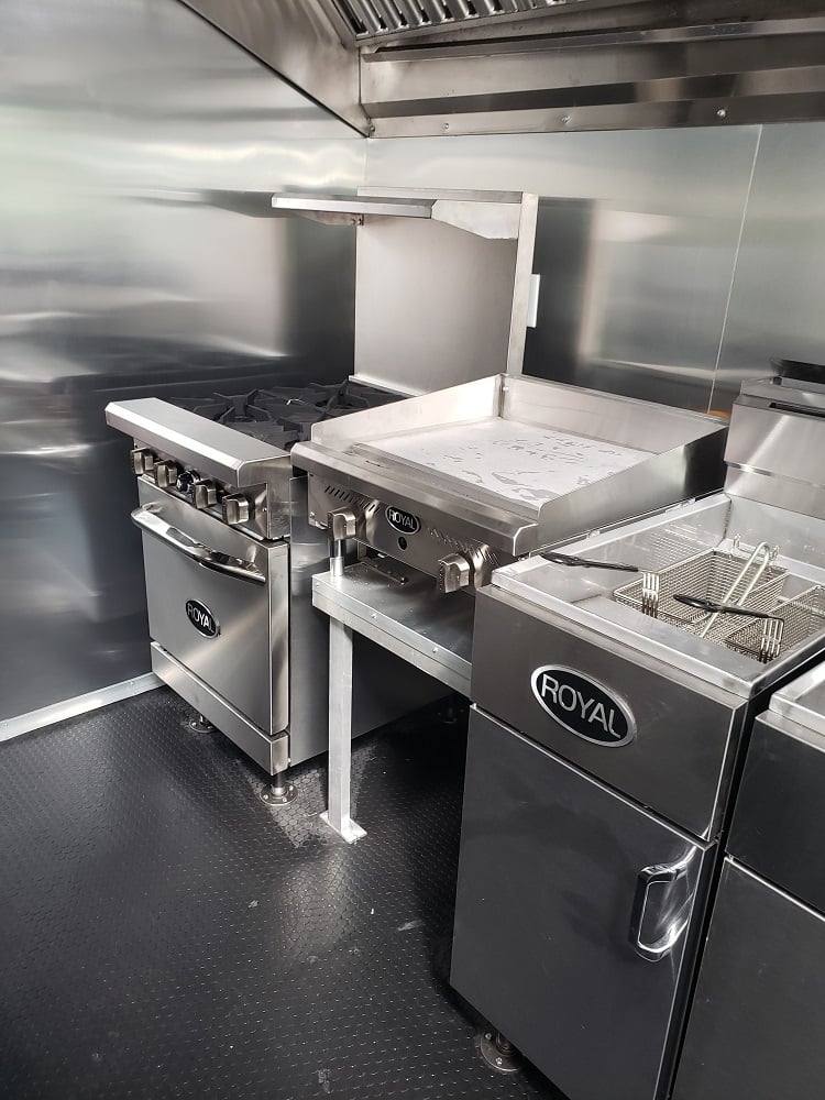 77-8.5-x-16-black-custom-concession-food-trailer-with-appliances-18.jpg 8.5' x 16' Black Custom Concession Food Trailer With Appliances