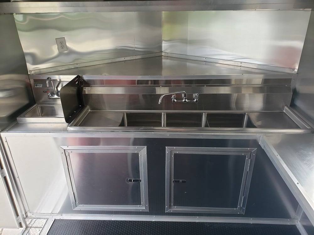 77-8.5-x-16-black-custom-concession-food-trailer-with-appliances-3.jpg 8.5' x 16' Black Custom Concession Food Trailer With Appliances