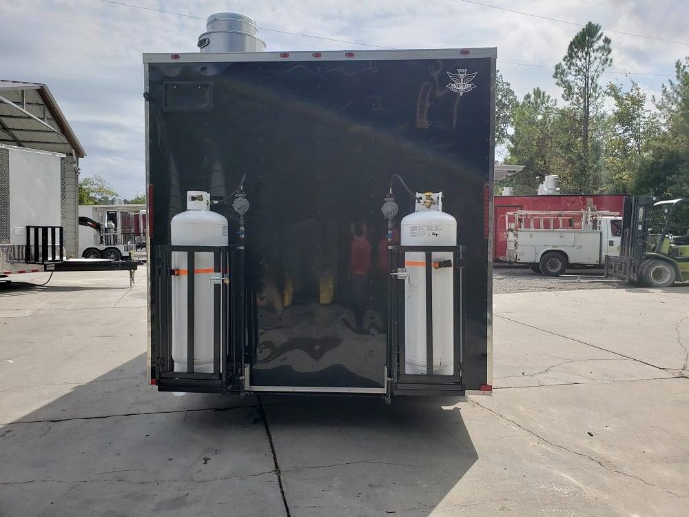 77-8.5-x-16-black-custom-concession-food-trailer-with-appliances-4.jpg 8.5' x 16' Black Custom Concession Food Trailer With Appliances