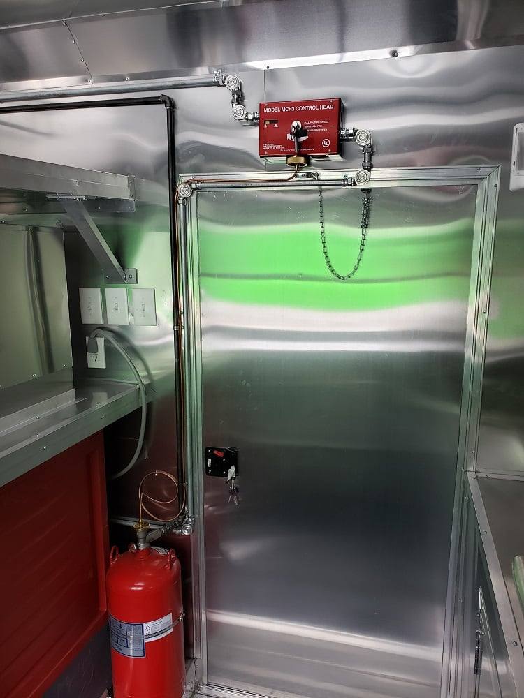 77-8.5-x-16-black-custom-concession-food-trailer-with-appliances-5.jpg 8.5' x 16' Black Custom Concession Food Trailer With Appliances